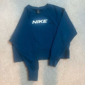 Nike Women's Navy Blue Sweatshirt